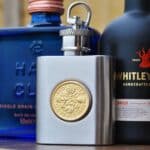 1960 Lucky Sixpence Coin Hip Flask, 66th Birthday Gift - Image 3