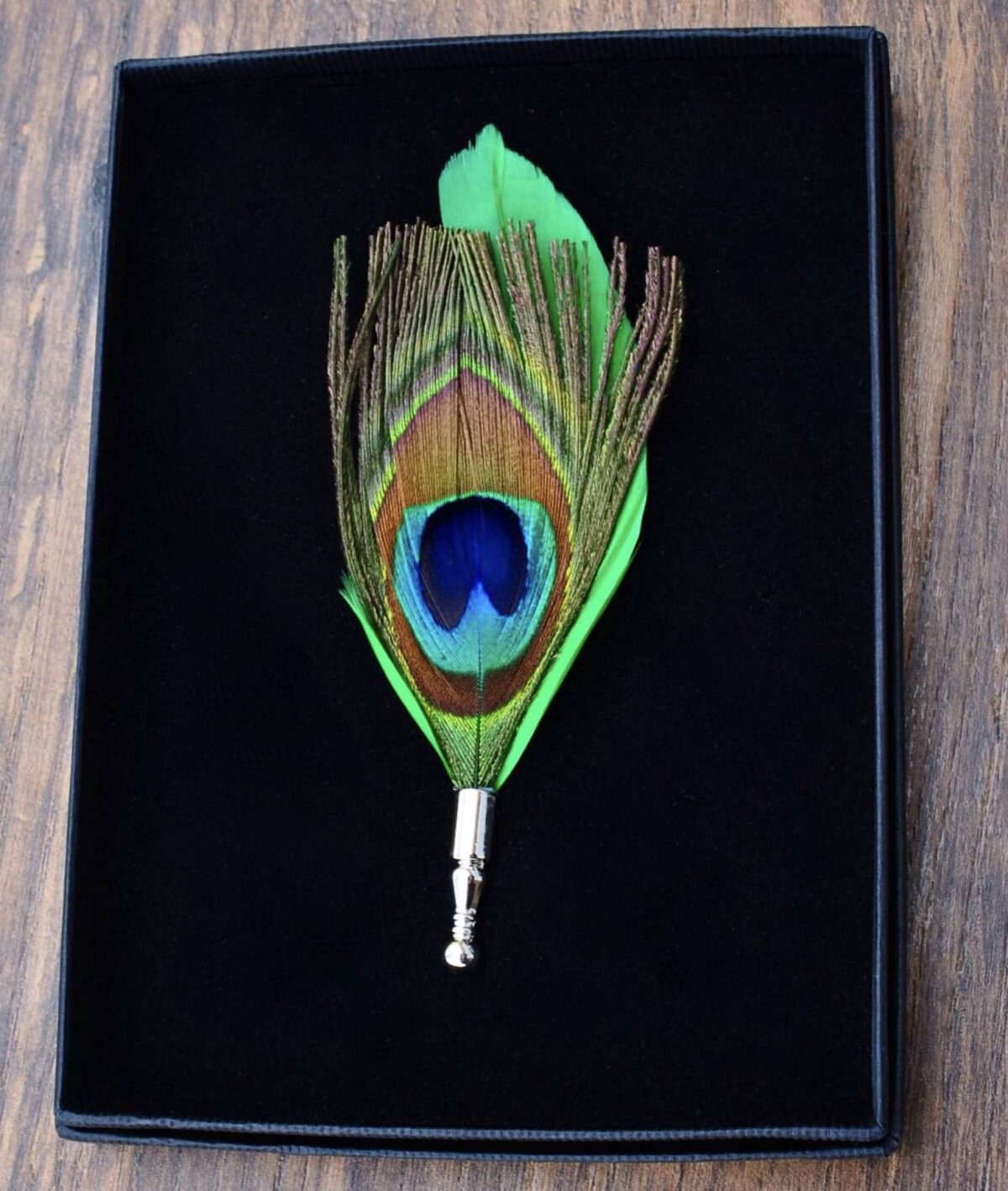 Peacock Lapel Pin - Image 9