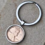 1918 United States One Penny Keyring