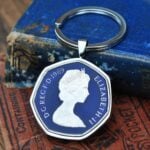 1969 Fifty Pence Coin Keyring