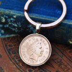 2013 One Pence Coin Keyring