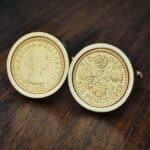 1959 Lucky Sixpence Coin Cufflinks