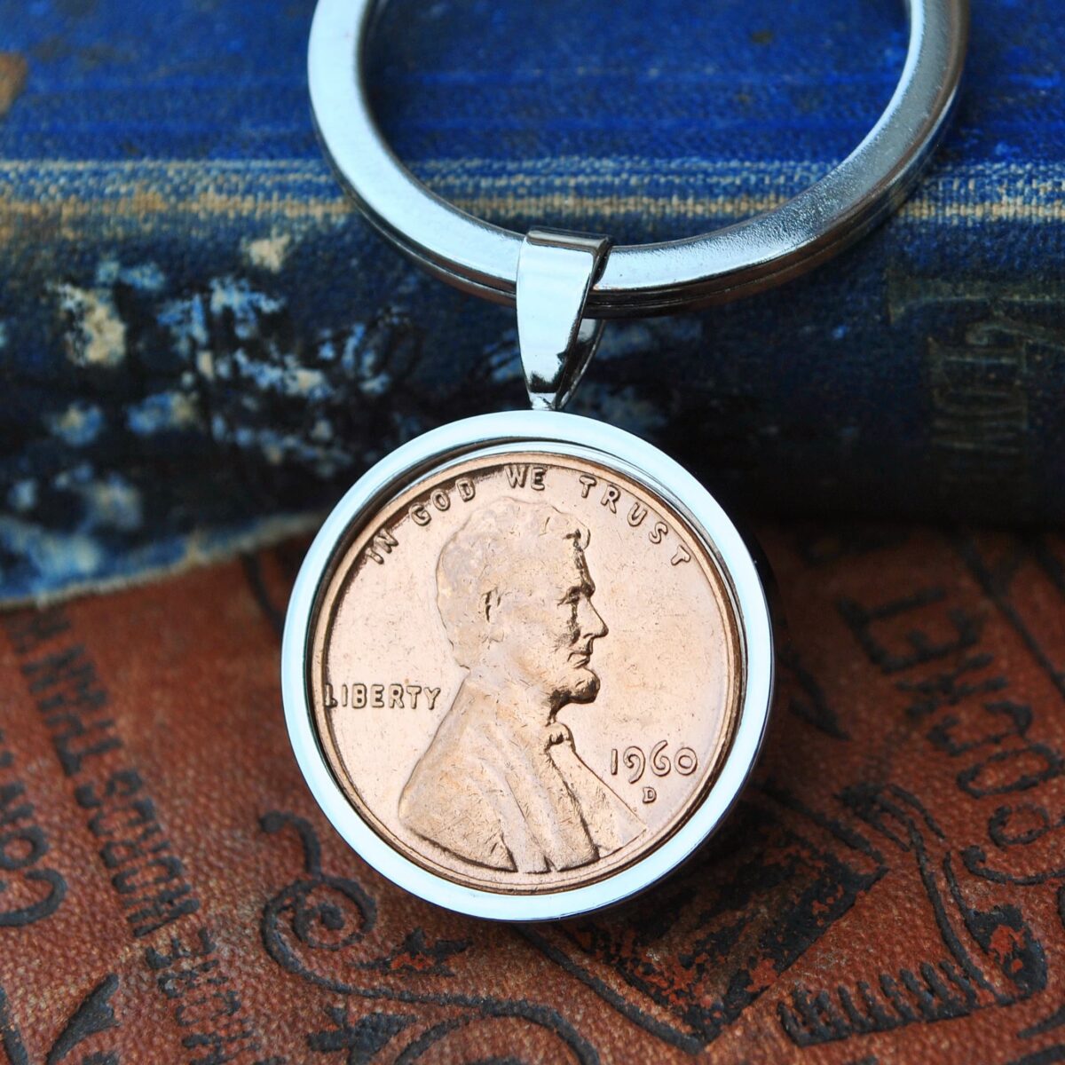 1960 United States One Penny Keyring