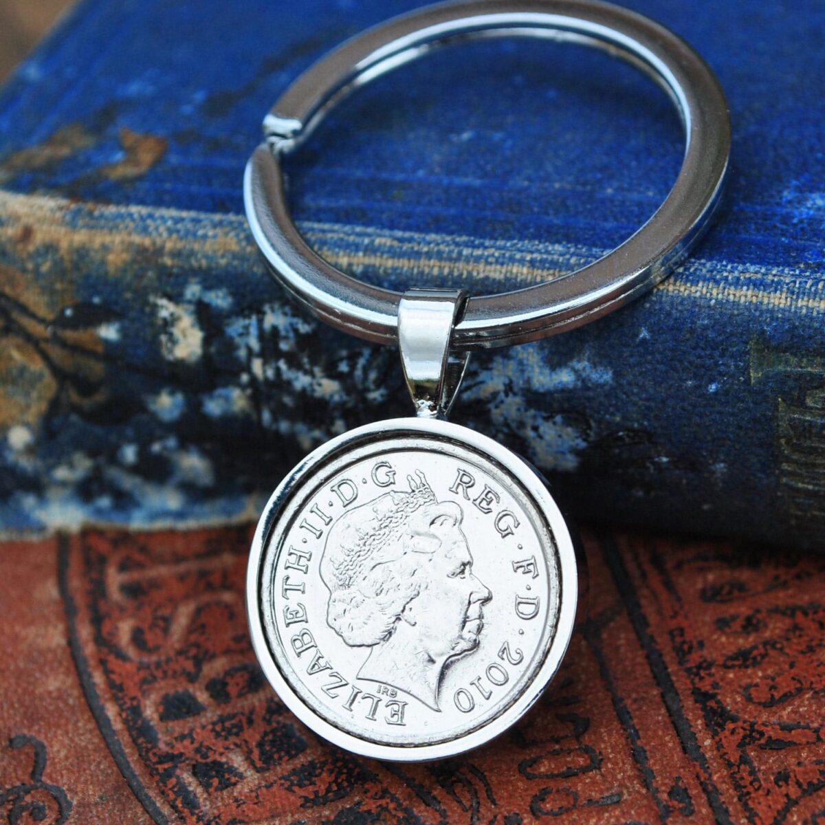 2010 Five Pence Coin Keyring