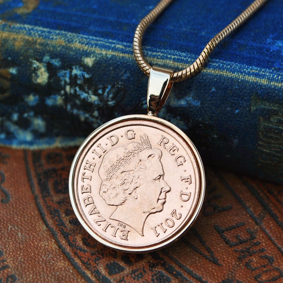 2011 One Pence Coin Necklace