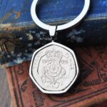 1999 Twenty Pence Coin Keyring