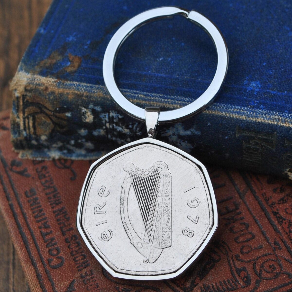1978 Irish Fifty Pence Coin Keyrinf