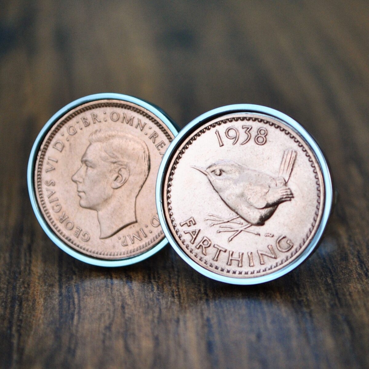 1938 Farthing Coin Cufflinks