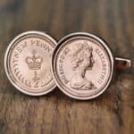 1971 Halfpenny Coin Cufflinks