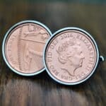 2016 One Penny Coin Cufflinks