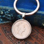 1997 One Penny Coin Keyring