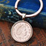 2010 One Pence Coin Keyring