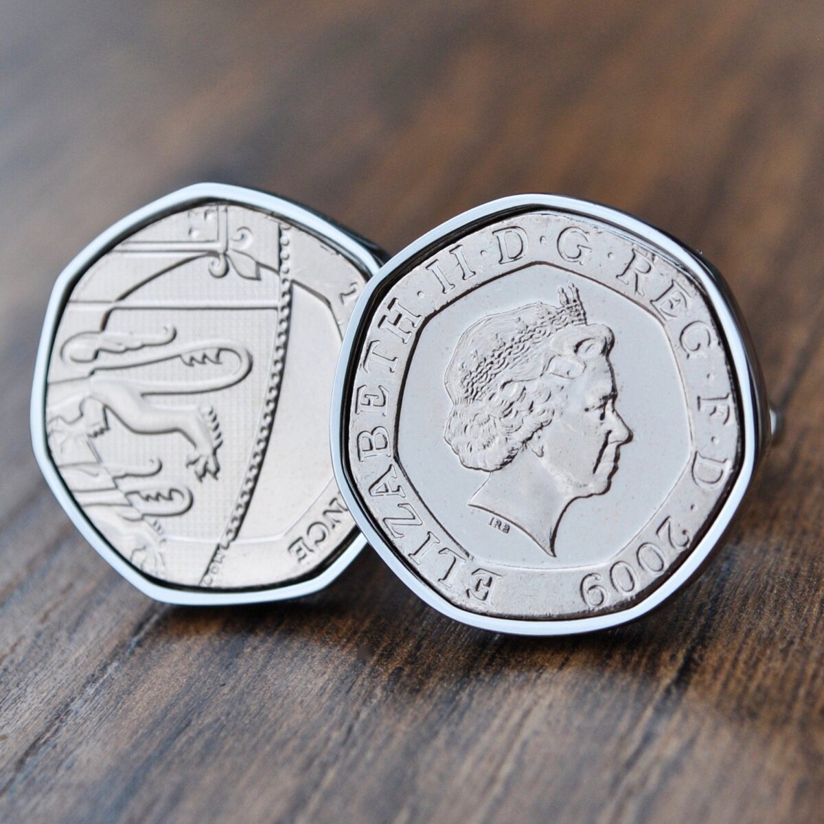 2009 Twenty Pence Coin Cufflinks