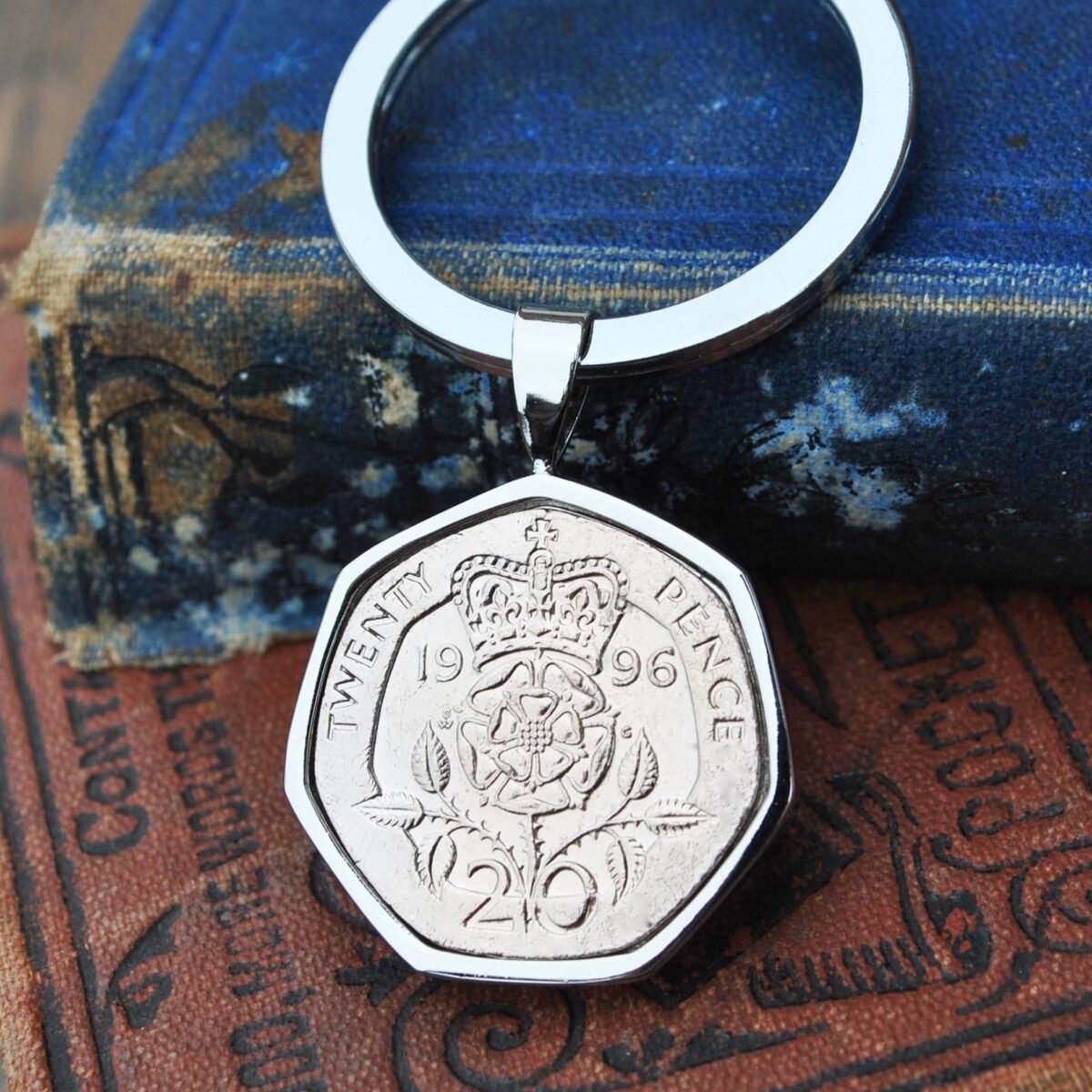 1996 26th Birthday Gift Keyring- Silver