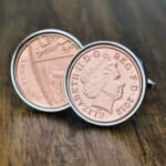 2012 One Penny Coin Cufflinks