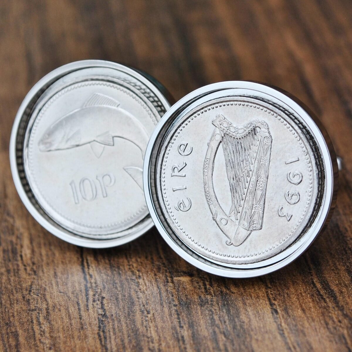1993 Irish Ten Pence Cufflinks