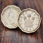1941 Threepence Coin Cufflinks