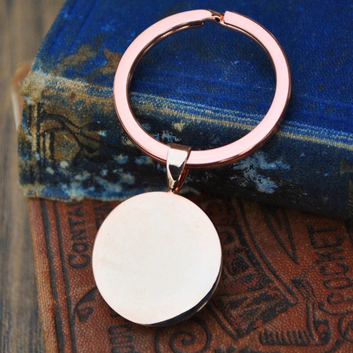 1946 Farthing Coin Keyring, 79th Birthday Gift- Rose Gold - Heads and Tails Coin Jewellery
