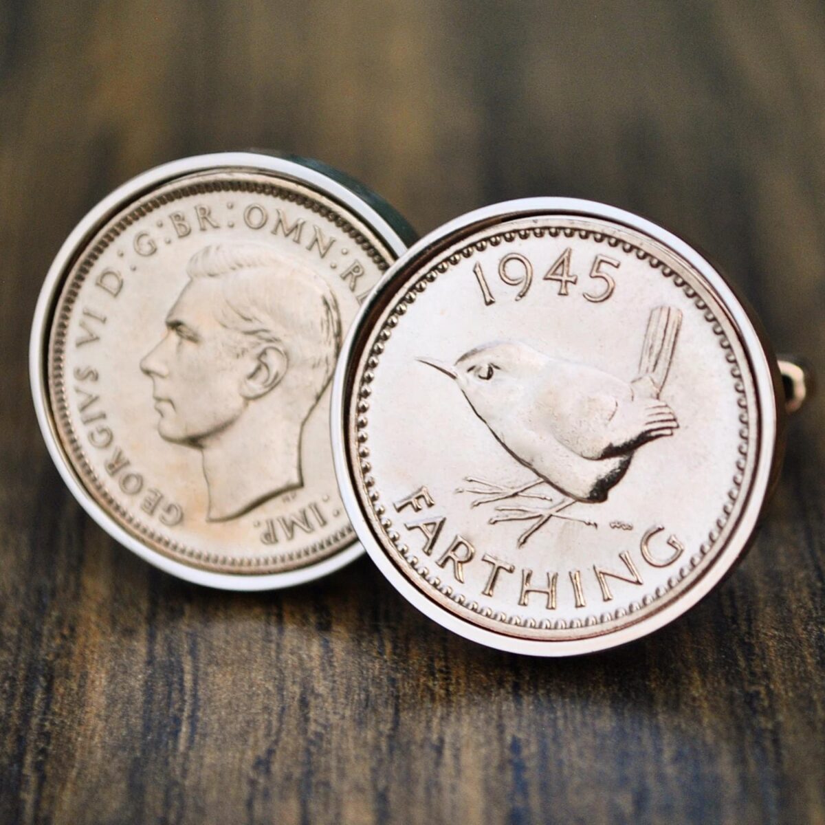 1945 Farthing Coin Cufflinks