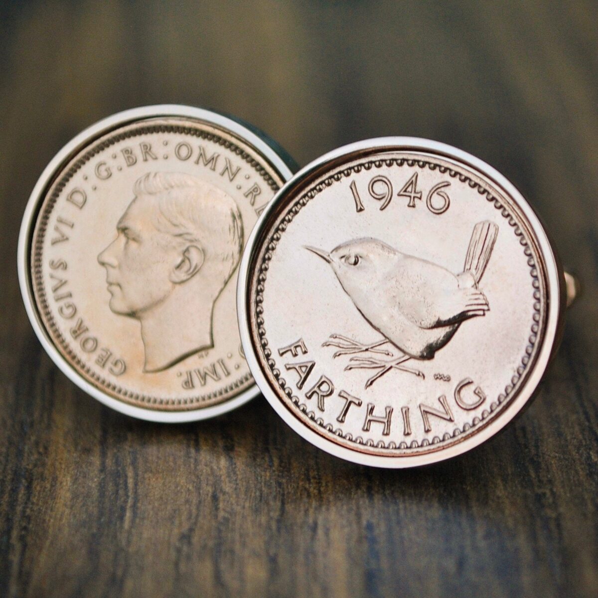 1946 Farthing Coin Cufflinks