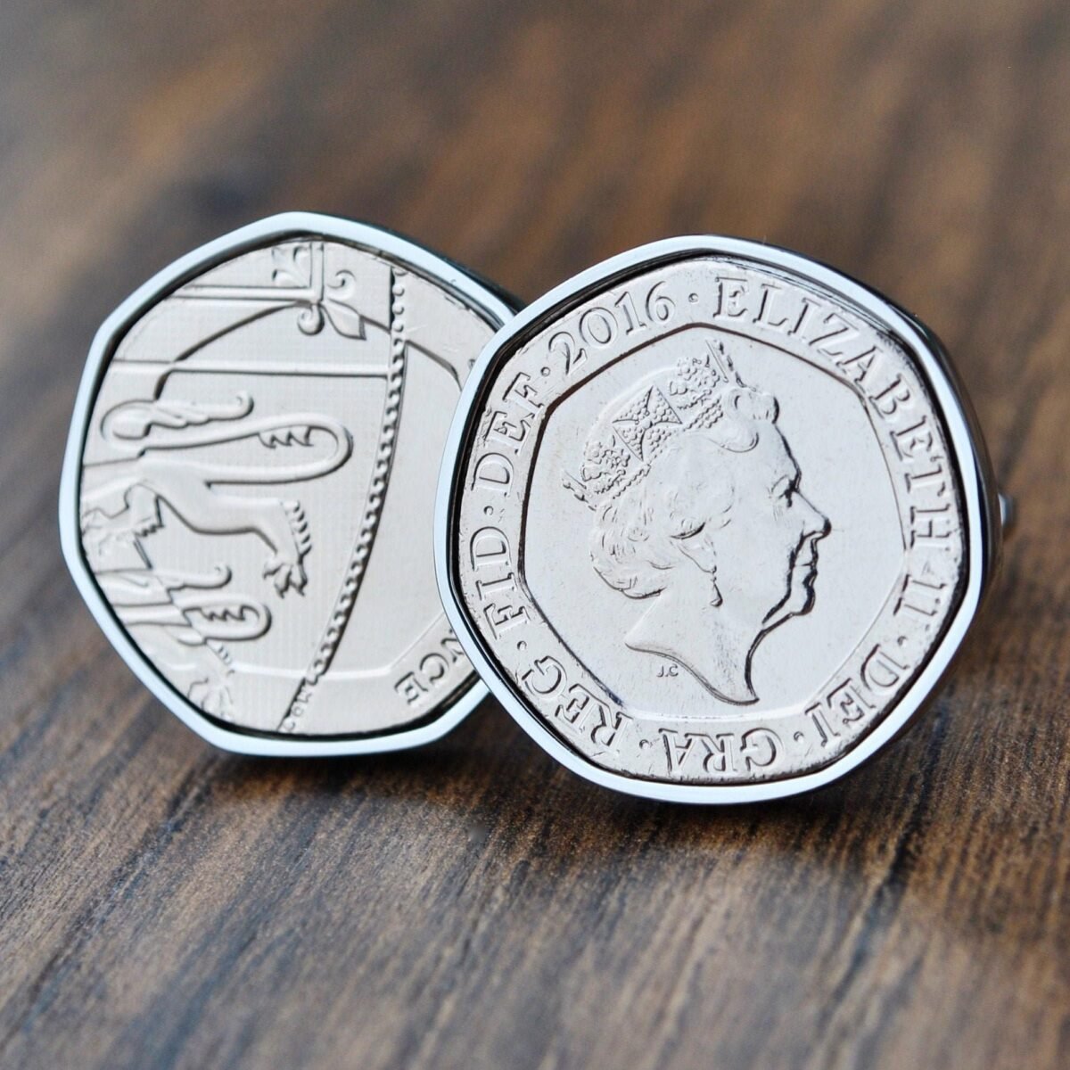 2016 Twenty Pence Coin Cufflinks