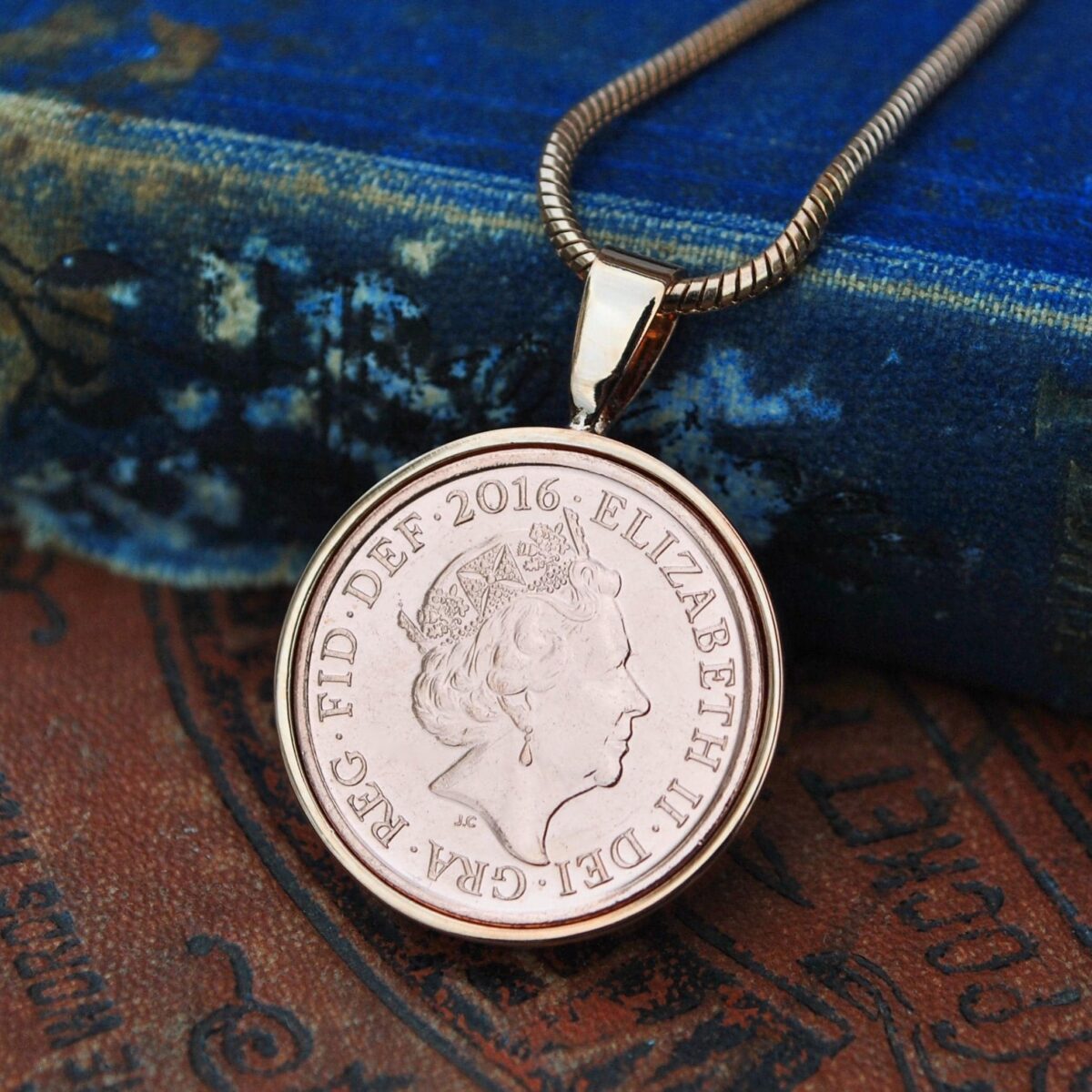2016 One Penny Coin Necklace