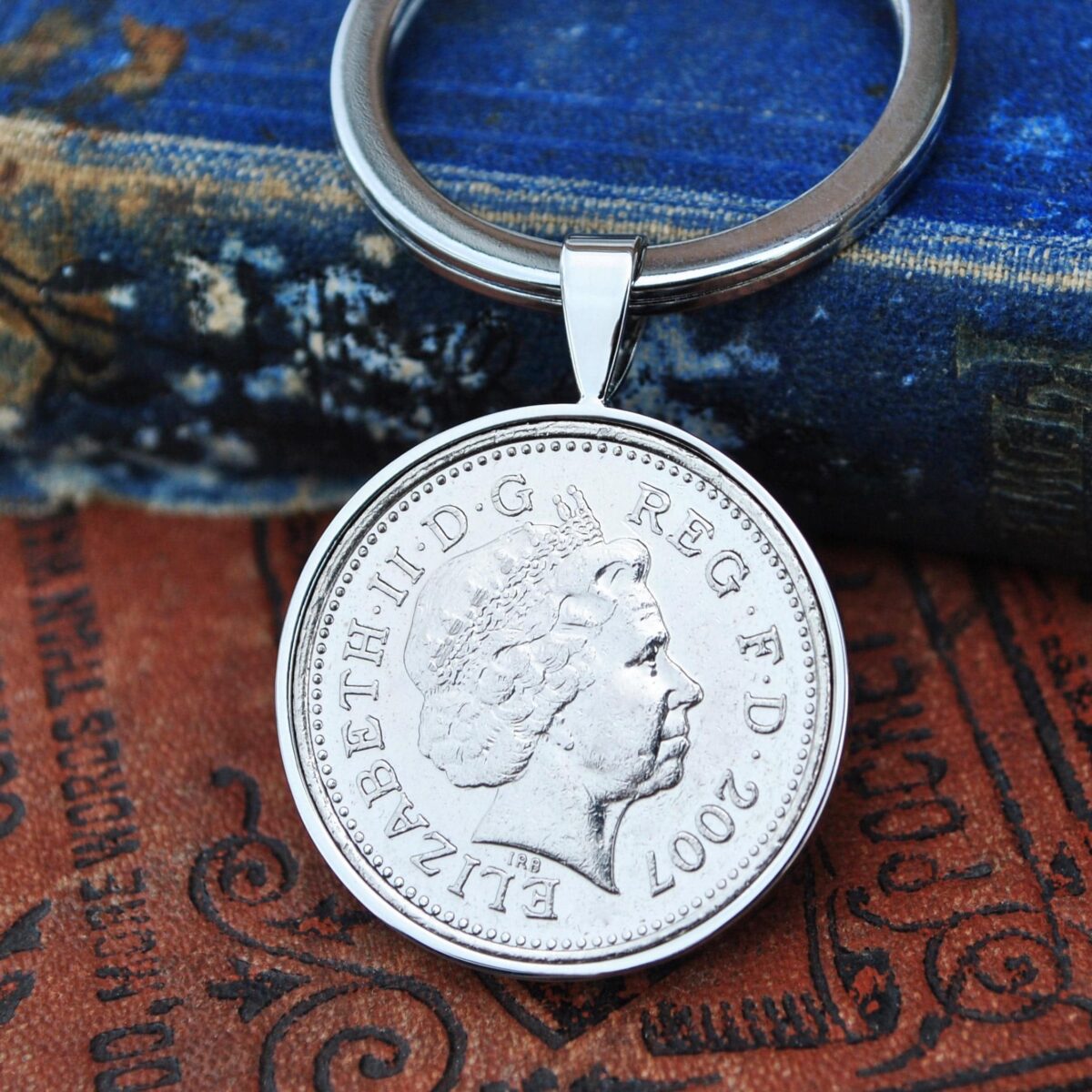 2007 Ten Pence Coin Keyring