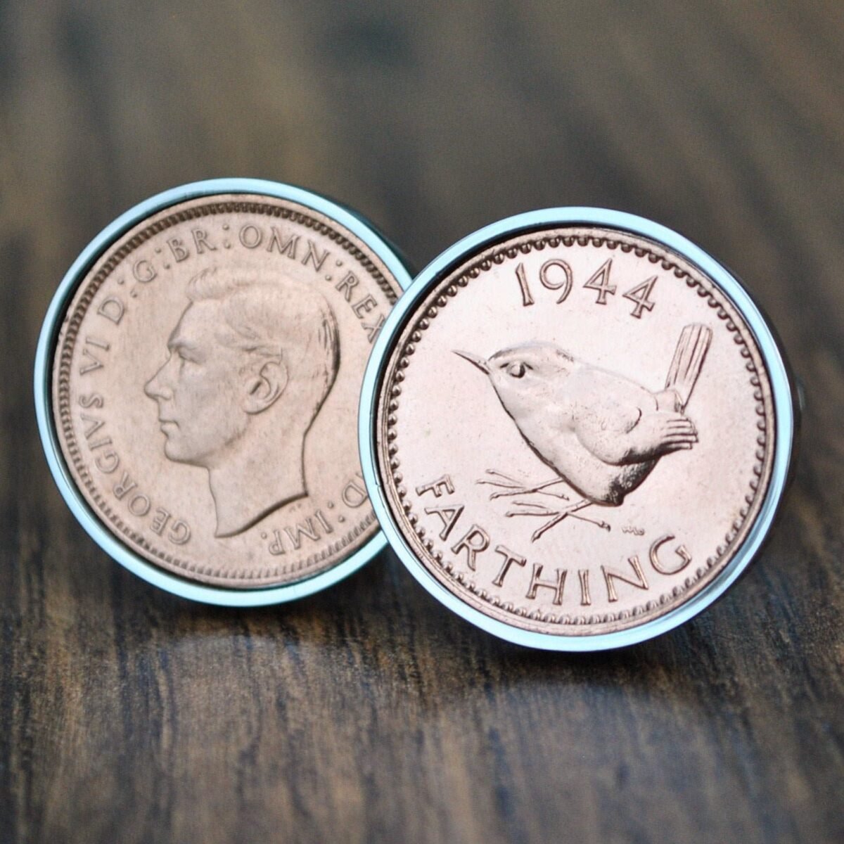 1944 Farthing Coin Cufflinks