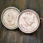 1942 Farthing Coin Cufflinks