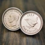 1937 Farthing Coin Cufflinks