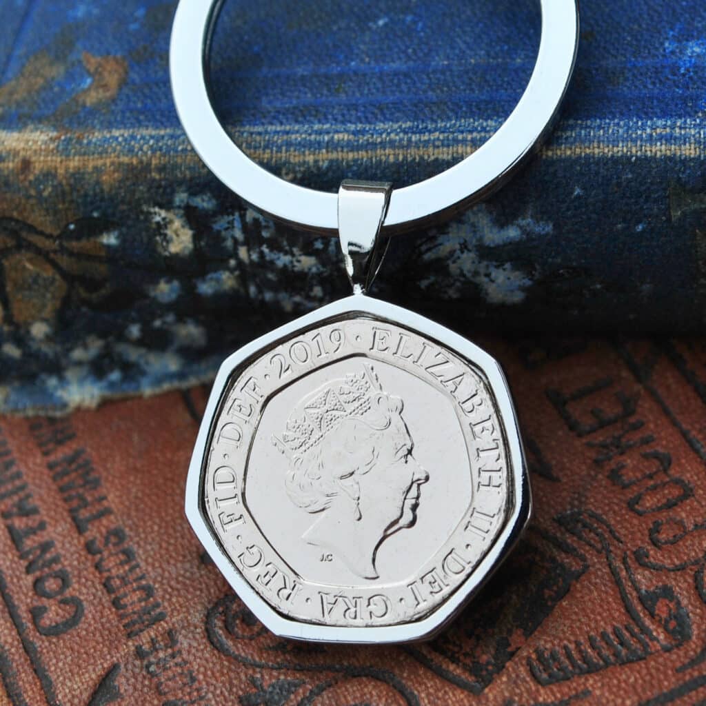 All Years - Coin Keyrings - Heads & Tails Jewellery