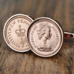 1973 Halfpenny Coin Cufflinks