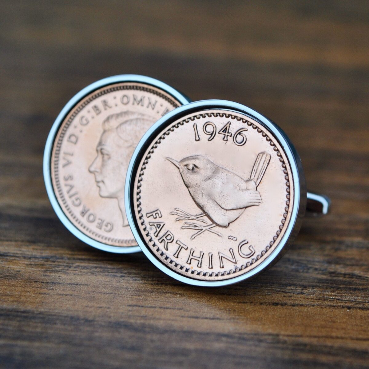 1946 Farthing Coin Cufflinks