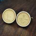 1960 Lucky Sixpence Coin Cufflinks