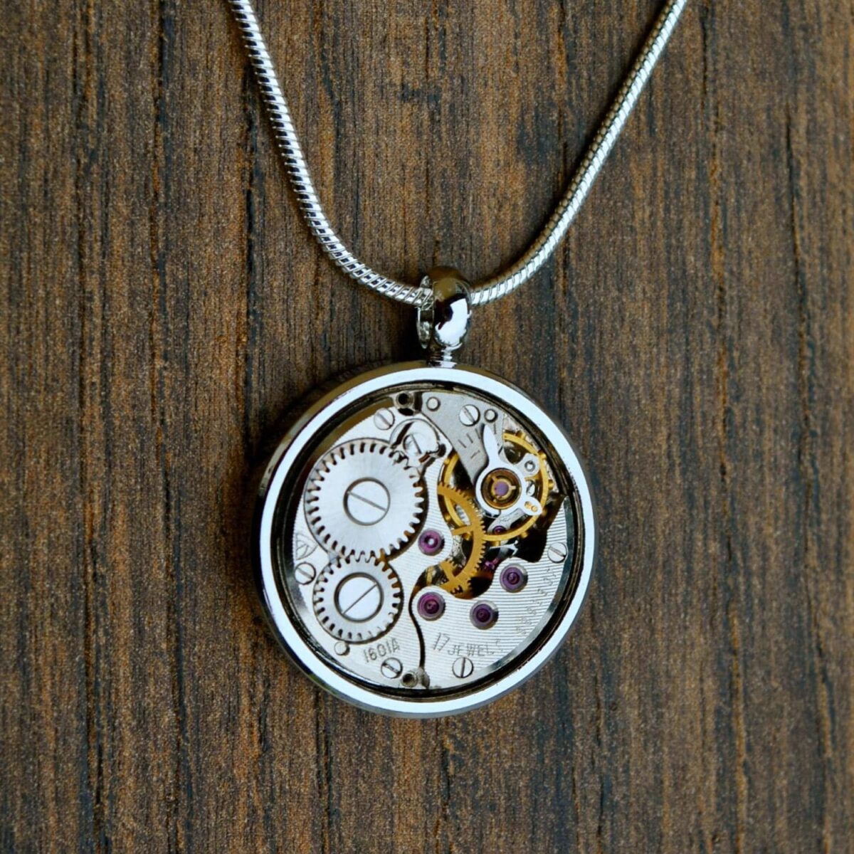 Watch Movement Necklace - Image 4