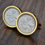1959 Lucky Sixpence Coin Cufflinks
