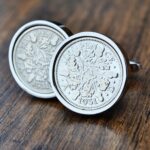 1931 Lucky Sixpence Coin Cufflinks