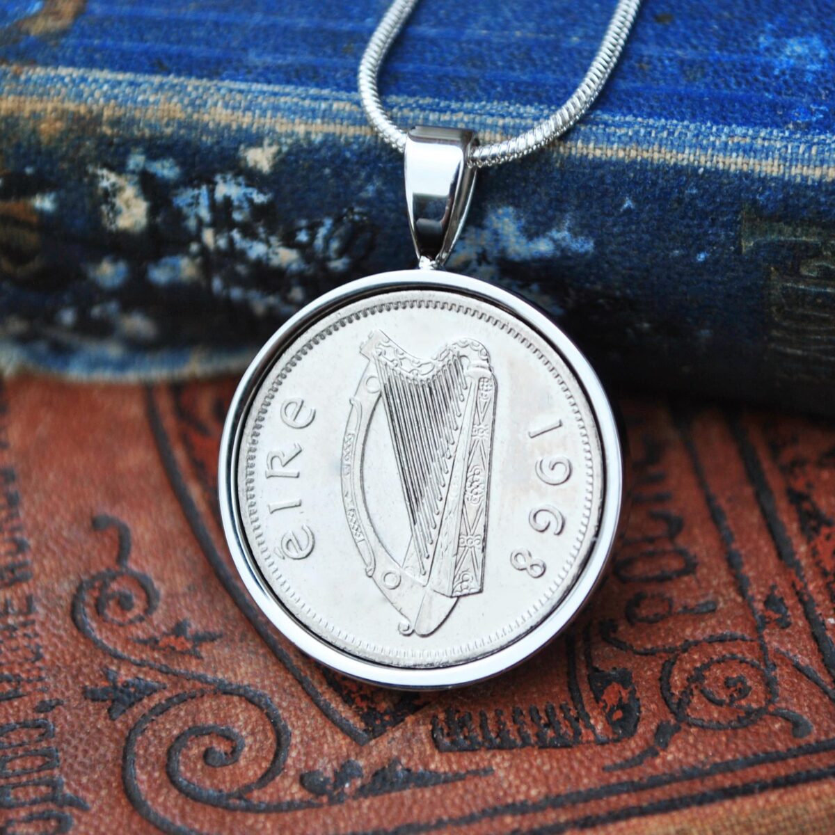 1968 Irish Sixpence Necklace