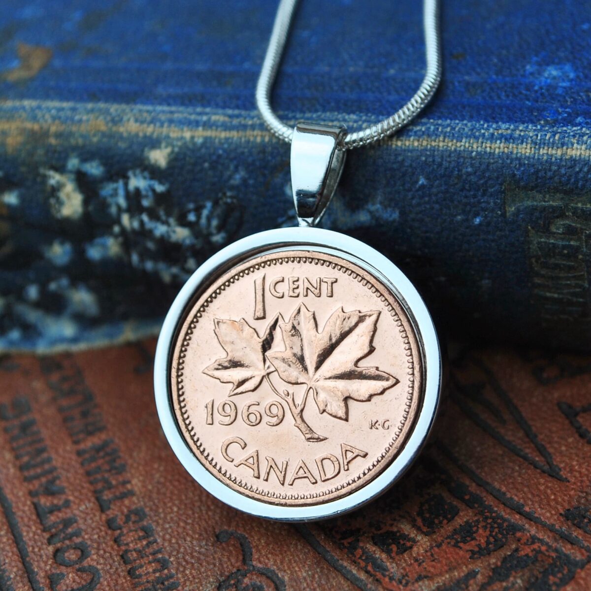 1969 Canadian Penny Coin Necklace