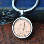 1970 U.S. Penny Coin Keyring