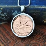 1970 Canadian Penny Coin Necklace