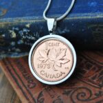 1973 Canadian Penny Coin Necklace