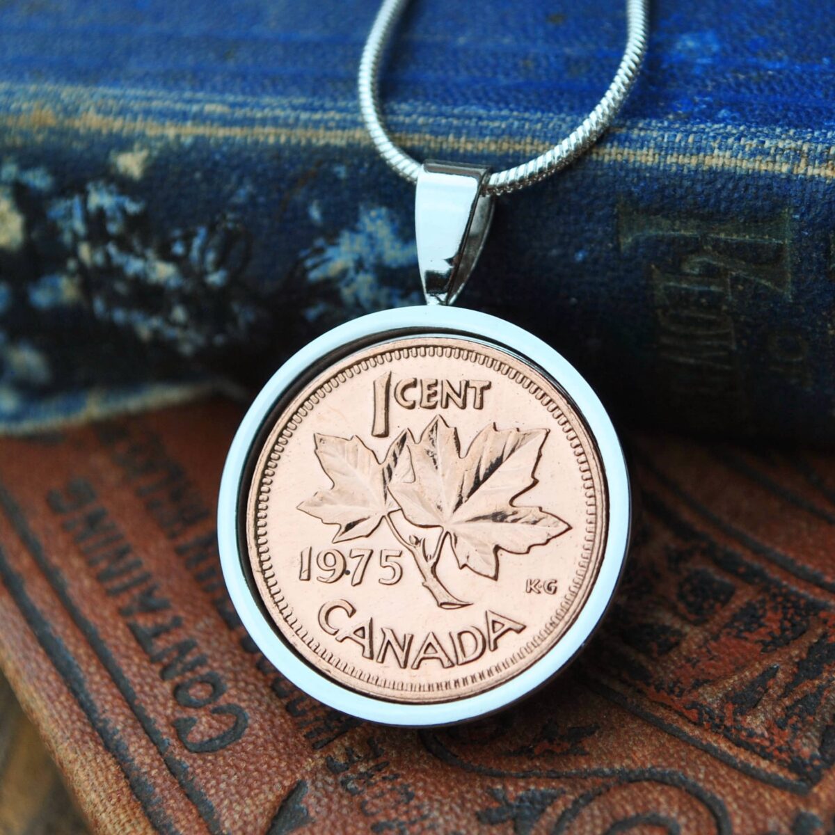 1975 Canadian Penny Coin Necklace