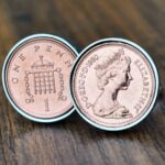 1980 One Penny Cufflinks