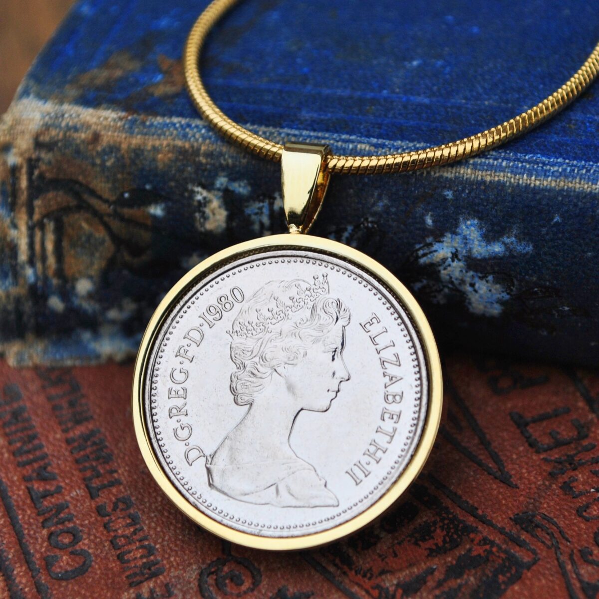 1980 Five Pence Necklace