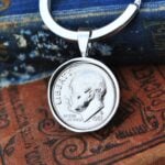 1987 U.S. Dime Coin Keyring