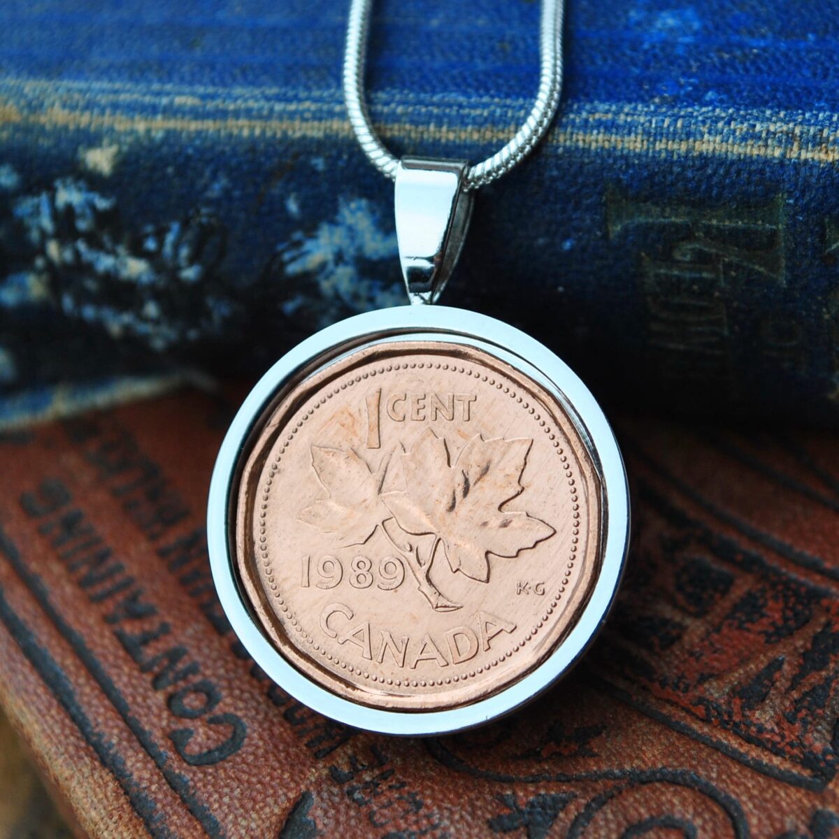 1989 Canadian Penny Coin Necklace