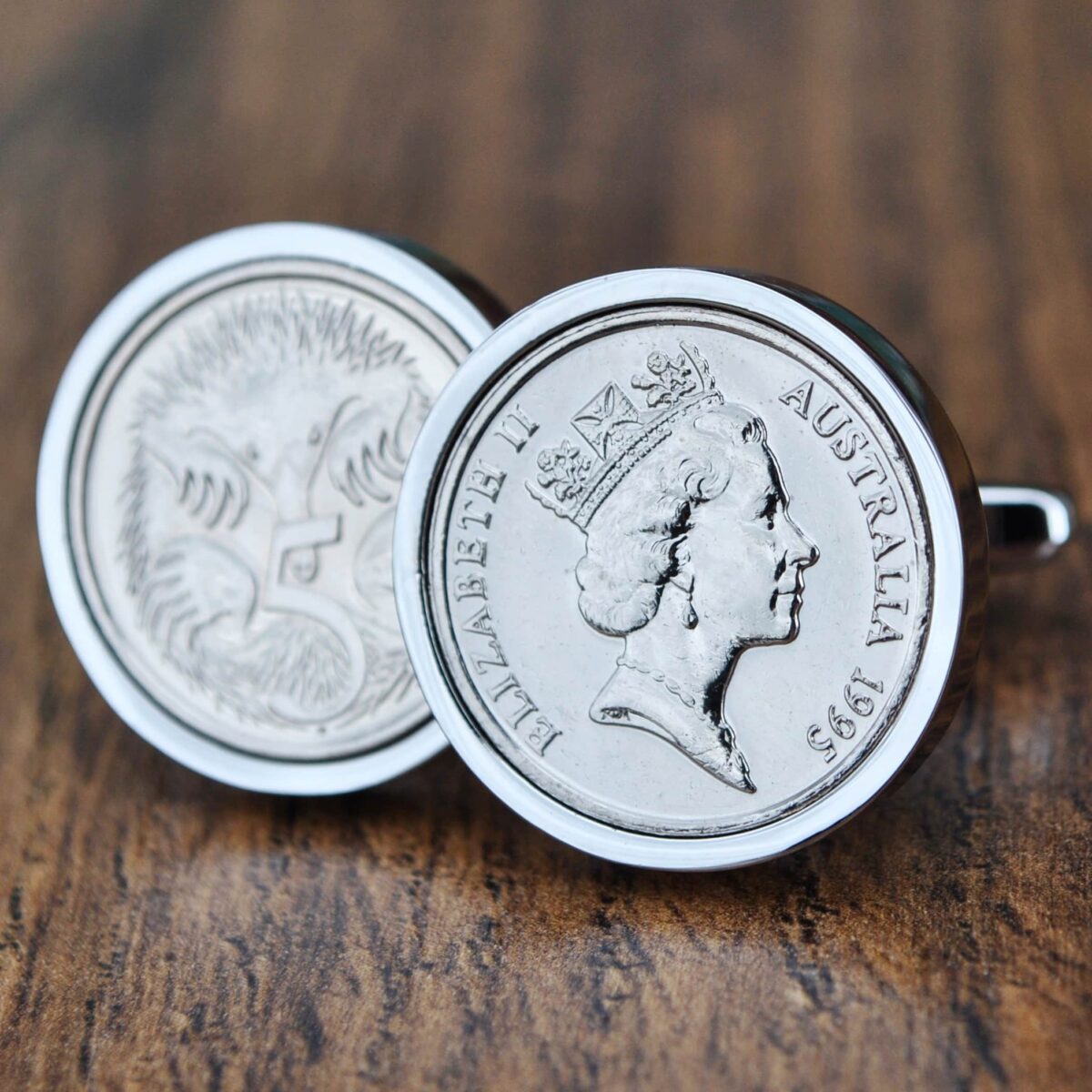 1995 Australian Five Cents Cufflinks