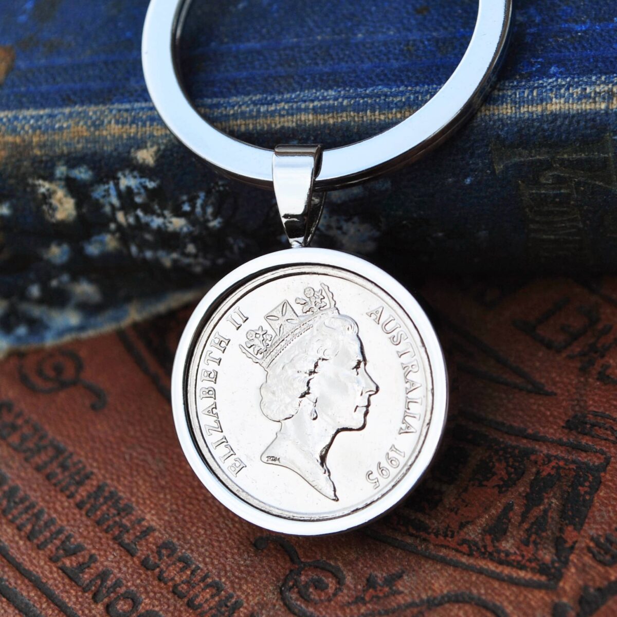 1995 Australian Five Cents Keyring
