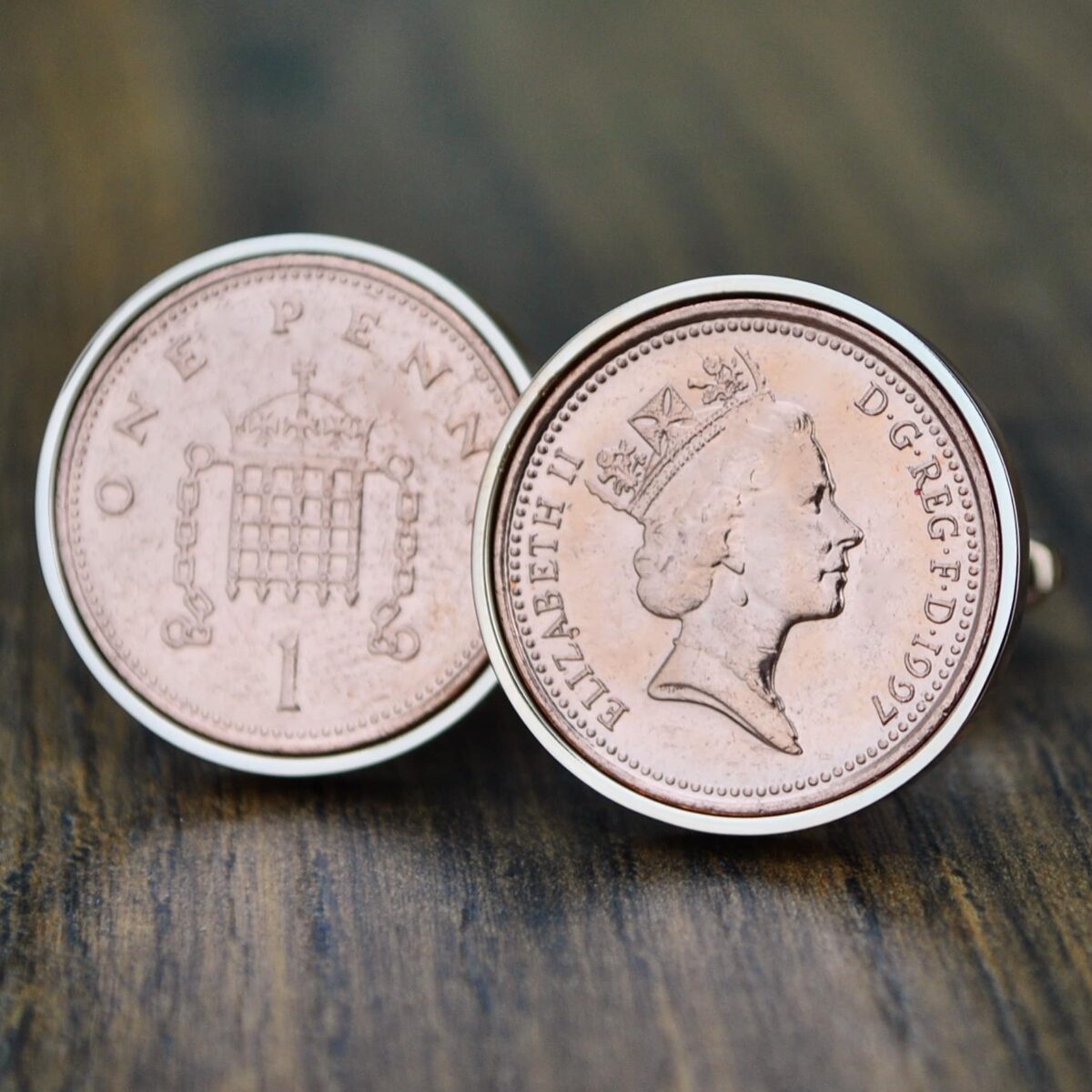 1997 One Penny Cufflinks